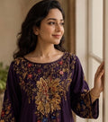 Banafsha — Embroidered pure silk